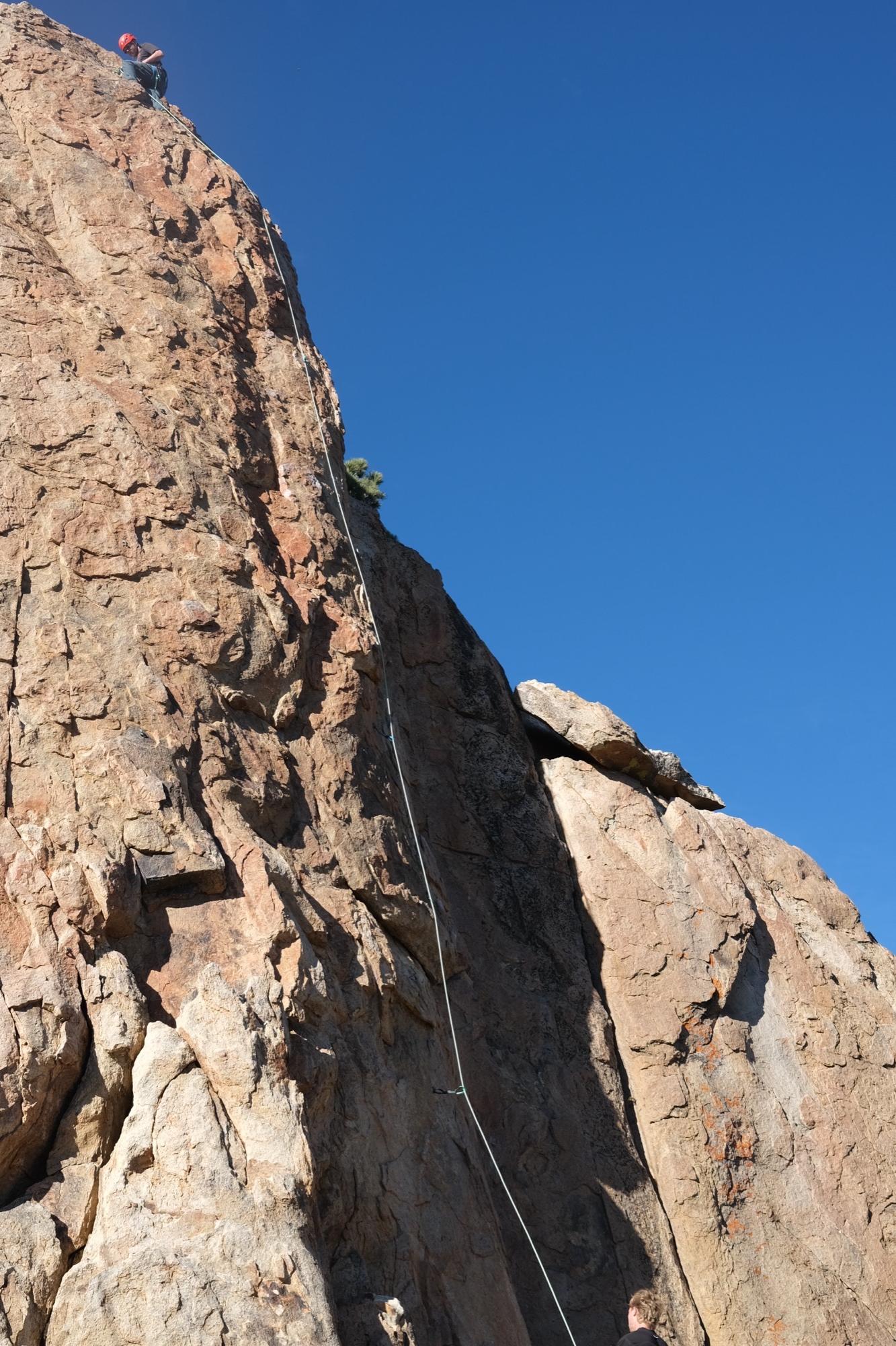 Climbing at Big Bear Lake, CA — Holcomb Valley — Winter Sport Weekend — Coyote Crag — photo 1