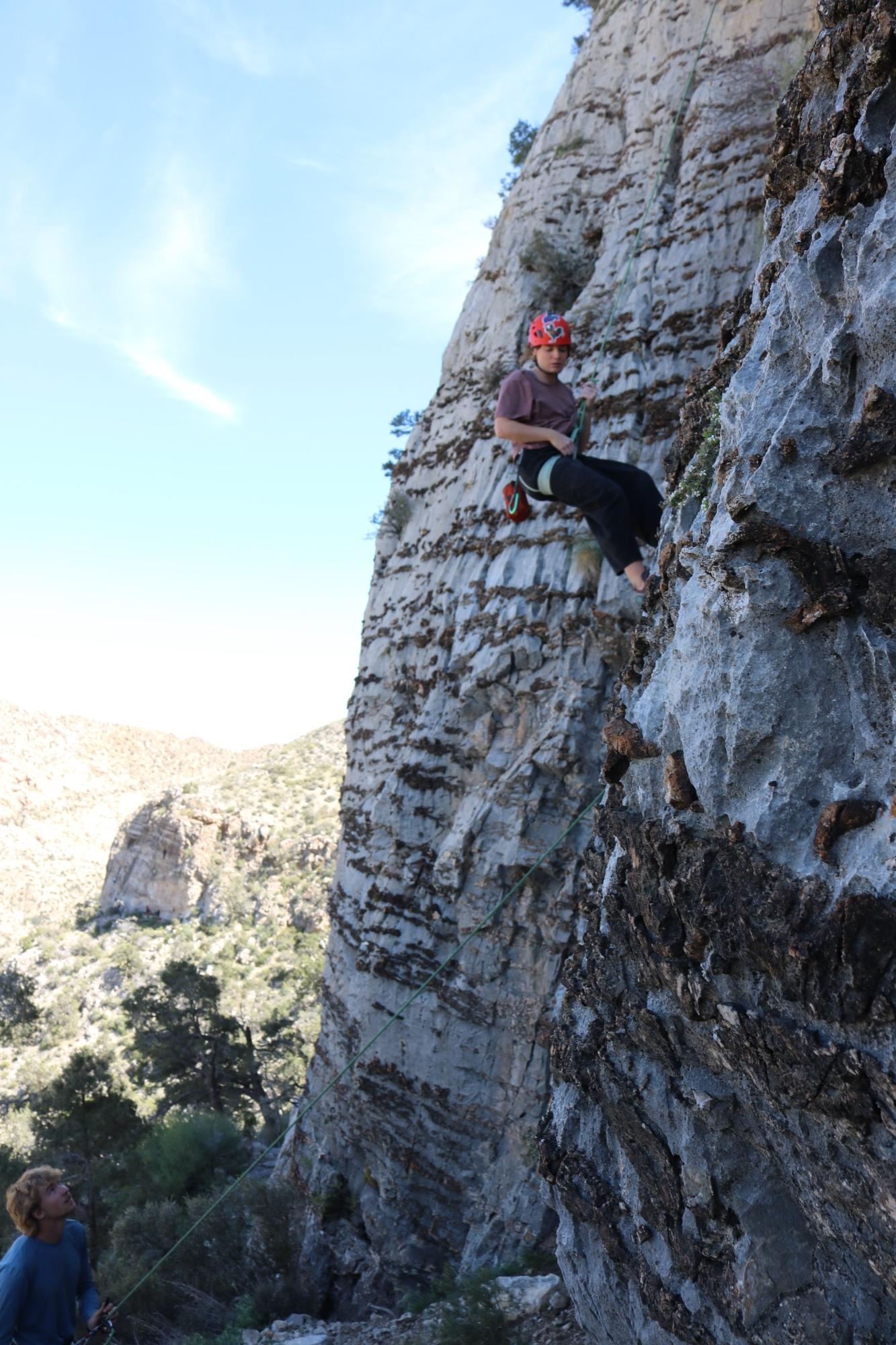 Climbing at Mt. Potosi, NV — Mt. Potosi — Spring Sport — Cuzcotopia Wall — photo 3