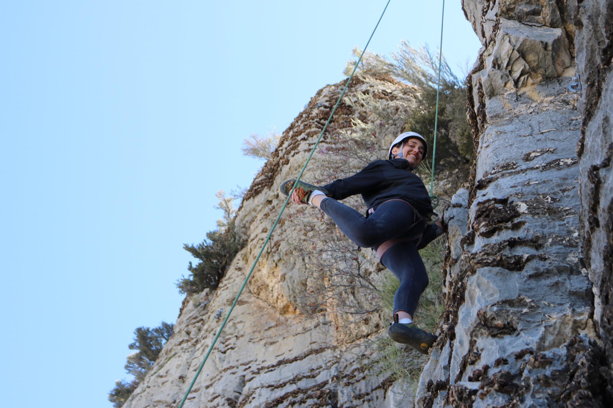 Climbing at Mt. Potosi, NV — Mt. Potosi — Spring Sport — Cuzcotopia Wall — photo 6