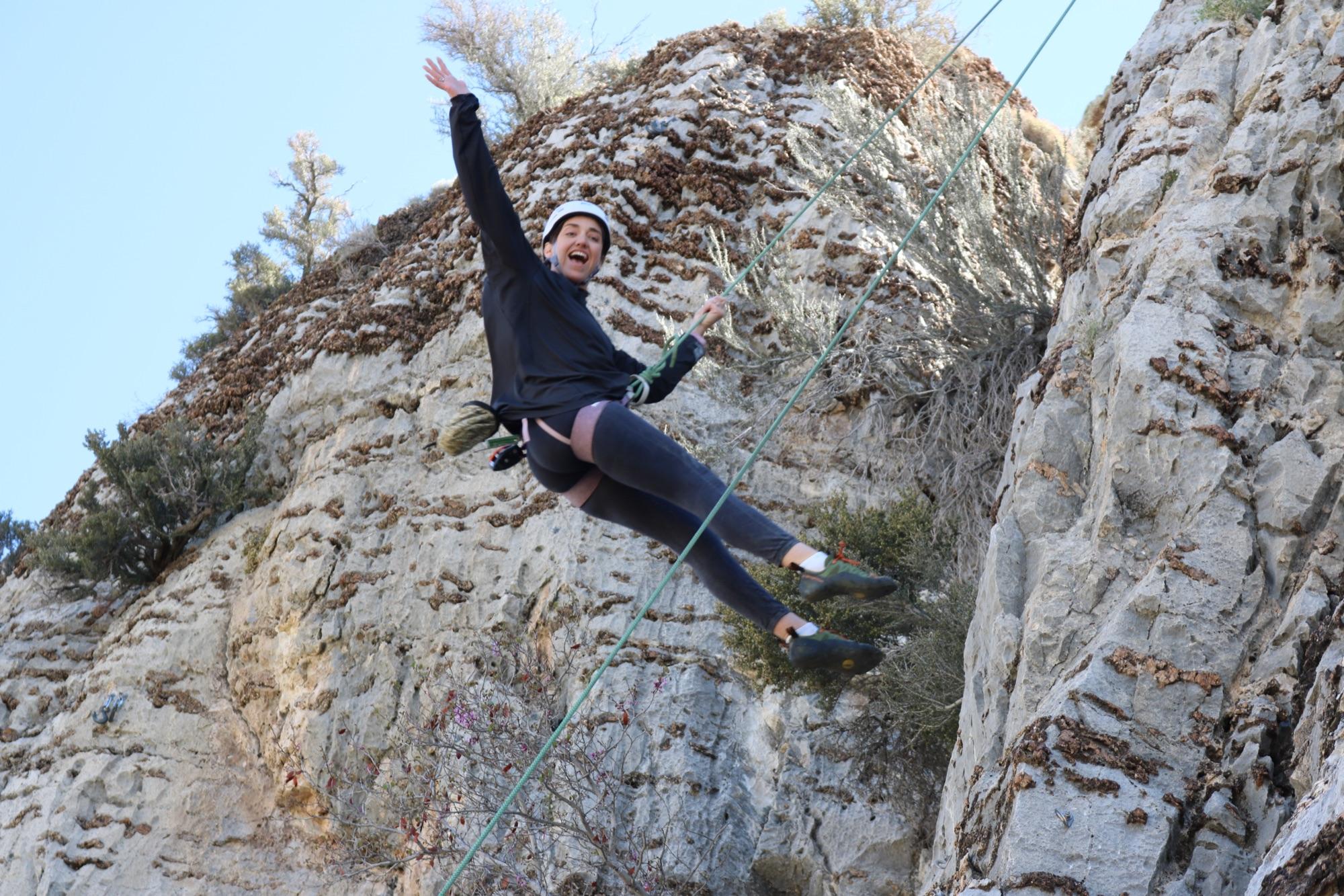 Climbing at Mt. Potosi, NV — Mt. Potosi — Spring Sport — Cuzcotopia Wall — photo 7