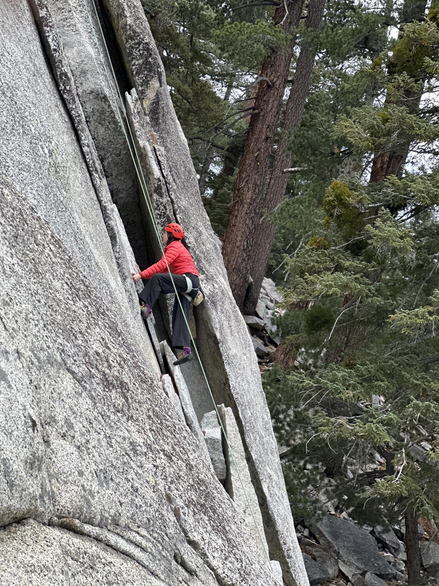 Climbing at Idyllwild, CA — San Jacinto Mountains — Winter Trad Week — Suicide Rock — photo 4